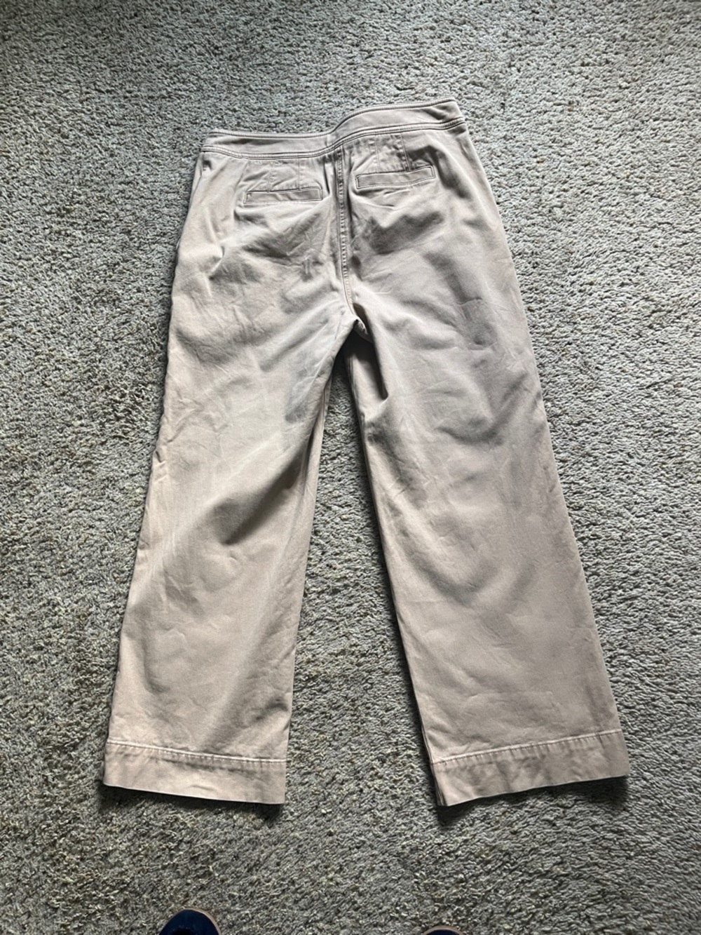Talbots Misses Wide-Leg Chinos in Light Tan - Picture 4 of 7